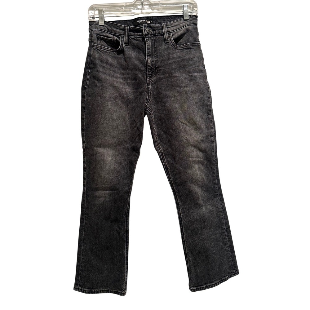 Hudson Black Holly Bootcut Denim Cropped Jeans Size 26 Casual‎ Going Out Grunge